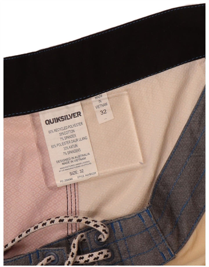Quiksilver Badeshorts til mænd Medium Rød Colourblock Polyester