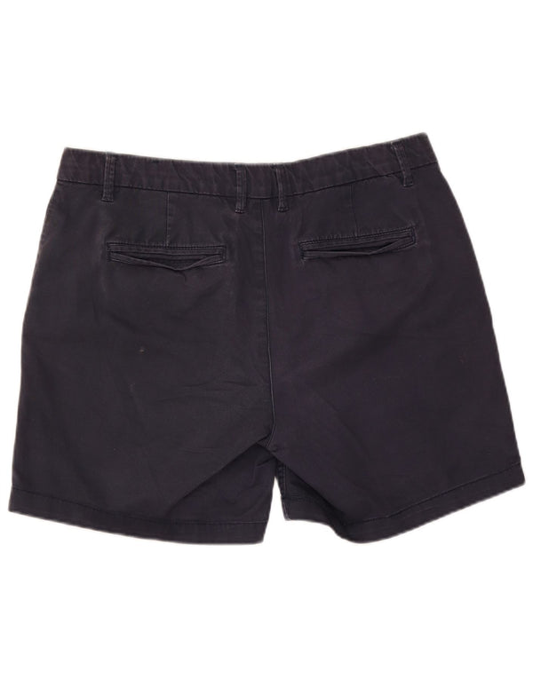 Fat Face Herre Chino Shorts UK 10 Small W31 Navy Blue Bomuld