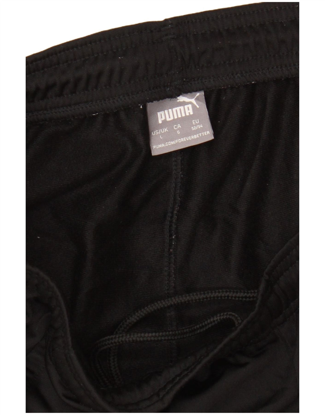 PUMA Mens Tracksuit Trousers Large  Black Polyester
