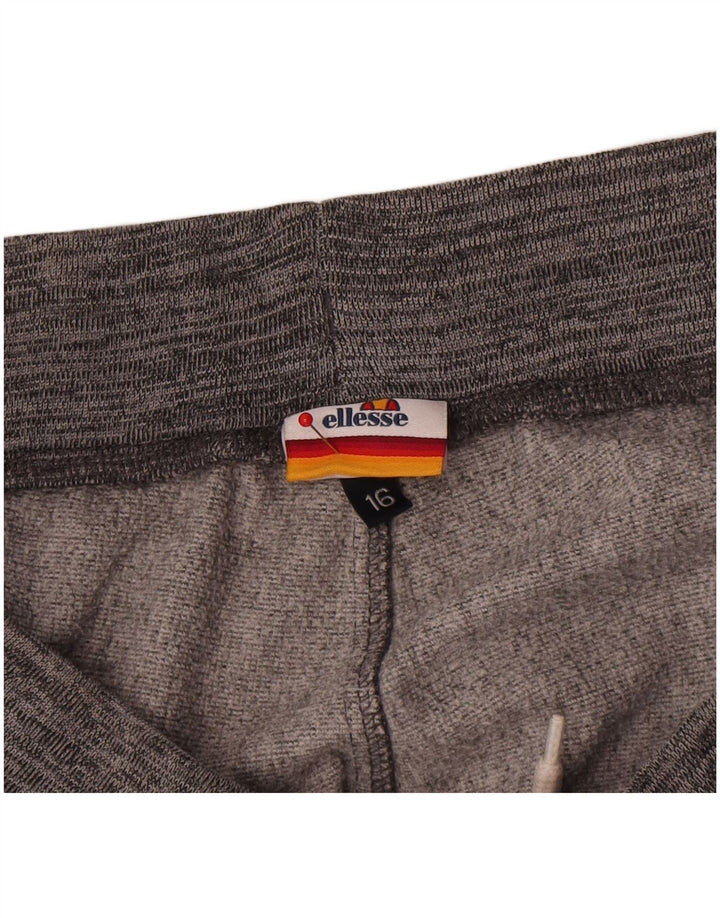 Ellesse Womens Træningsdragt Bukser Joggers UK 16 Large Grå Polyester