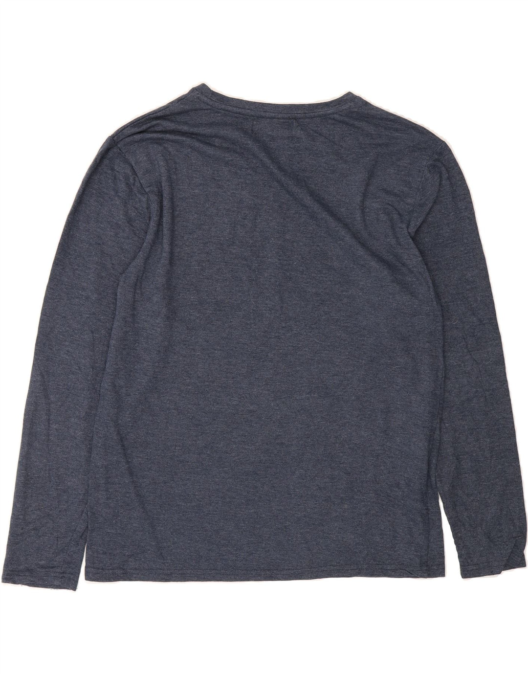 PENGUIN Mens Top Long Sleeve Large Navy Blue Cotton Vintage Penguin and Second-Hand Penguin from Messina Hembry 