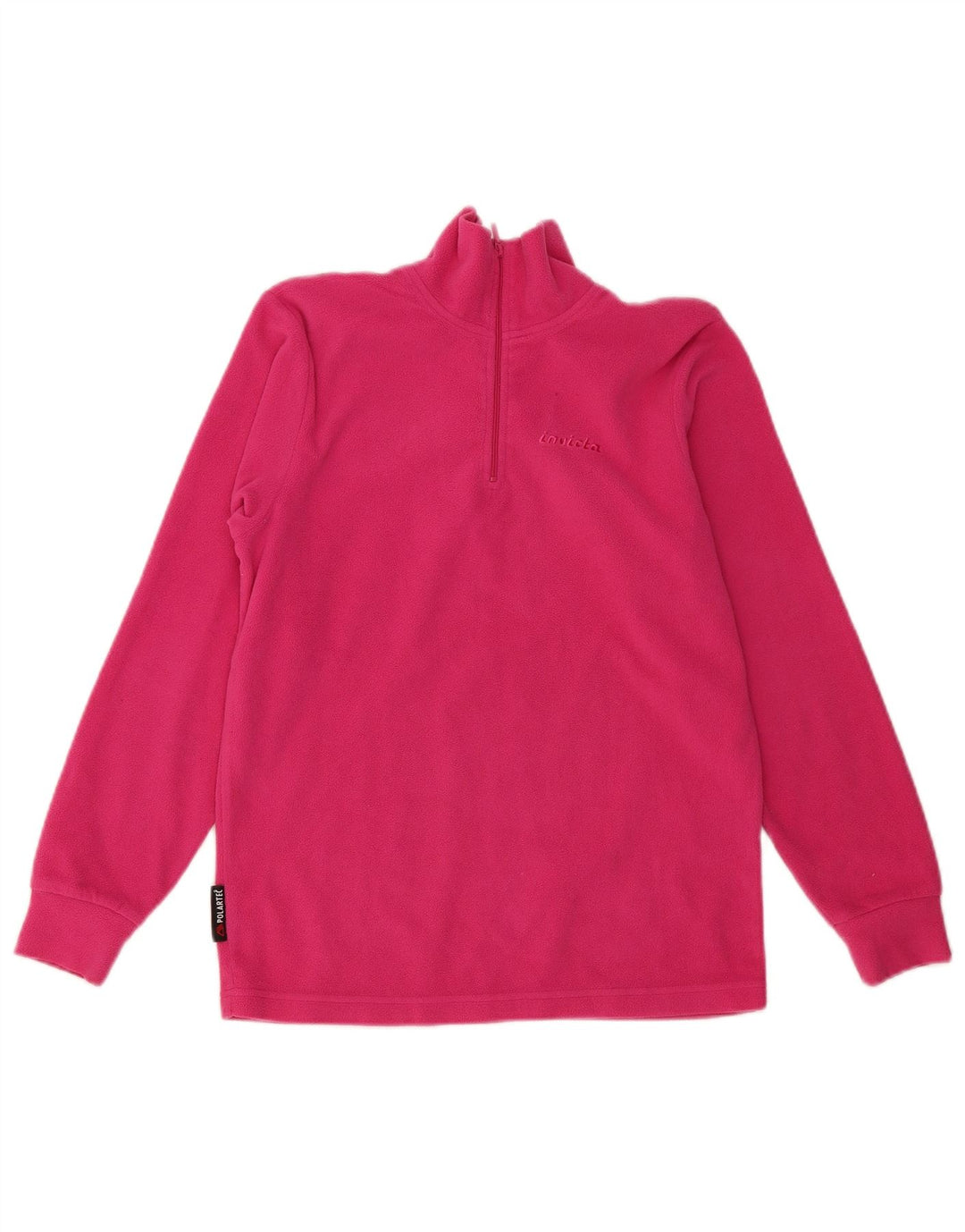 Invicta Fleece Jumper med lynlås til kvinder UK 12 Medium Pink Polyester