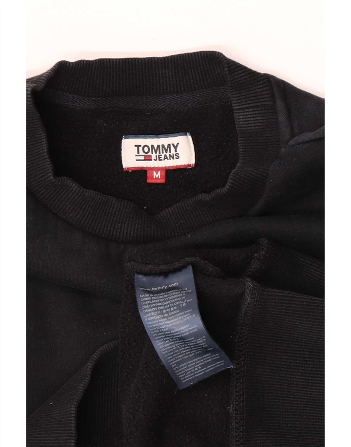 Tommy Hilfiger Dame Regular Fit Sweatshirt Jumper Medium Sort Bomuld