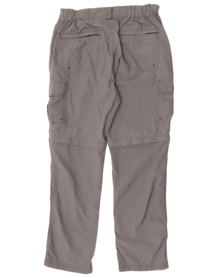 Mountain Warehouse Herre Straight Cargo Bukser W34 L31 Grå Nylon