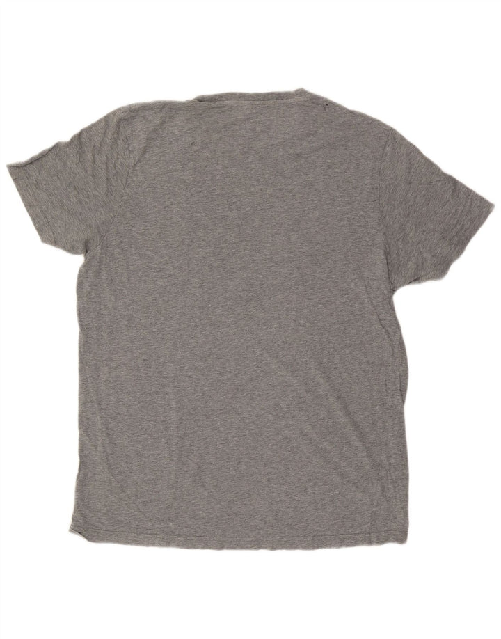 Puma Herre Grafisk T-Shirt Top 2XL Grå Flecked