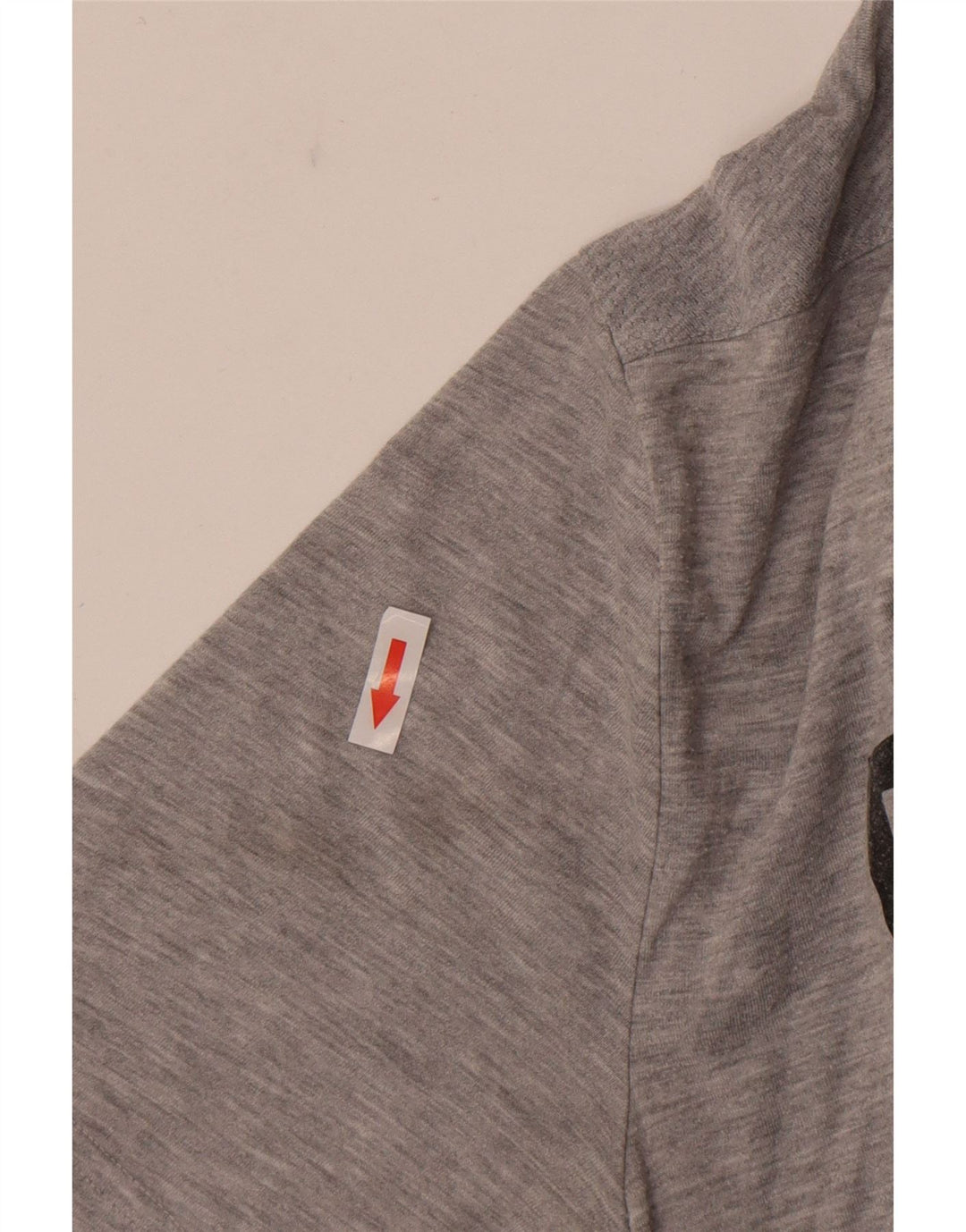 REEBOK Herre grafisk T-shirt Top Stor grå Flecked Polyester
