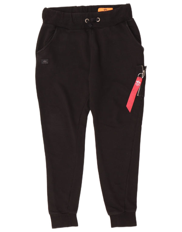 Alpha Industries Womens Tracksuit Trousers Joggers UK 18 XL Black Army