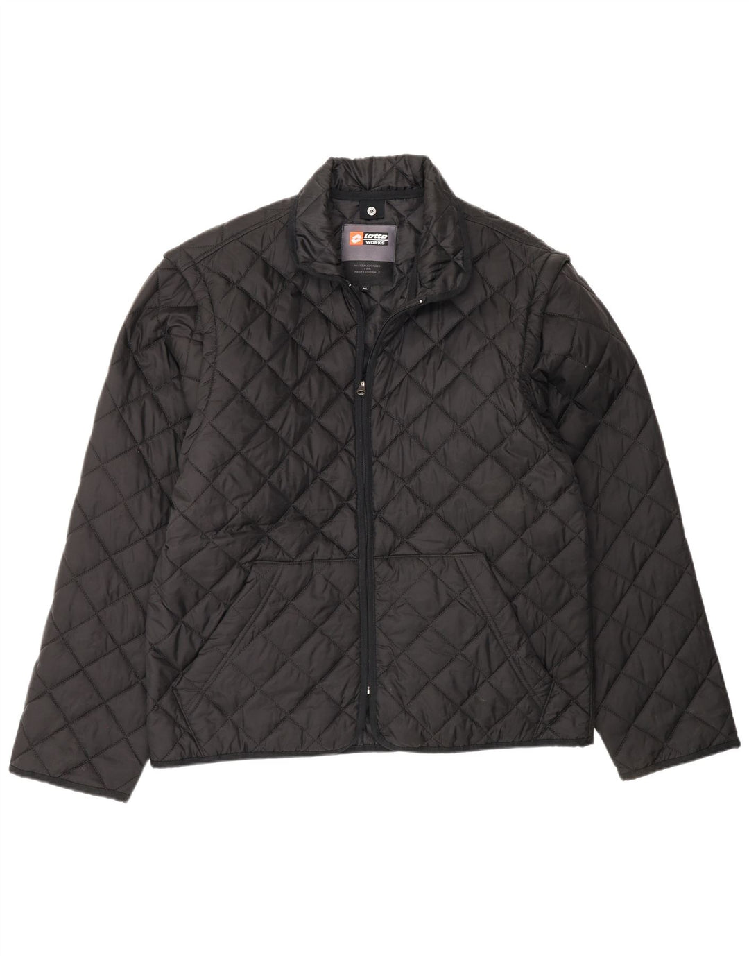 Lotto Herre Workwear Quiltet Jakke UK 42 XL Sort Polyamid