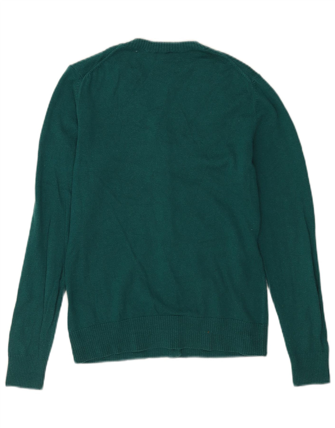 Gap Dame Cardigan Sweater UK 12 Medium Green Bomuld