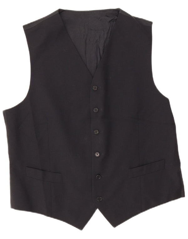 Angelico Herrevest IT 54 2XL Sort Virgin Wool