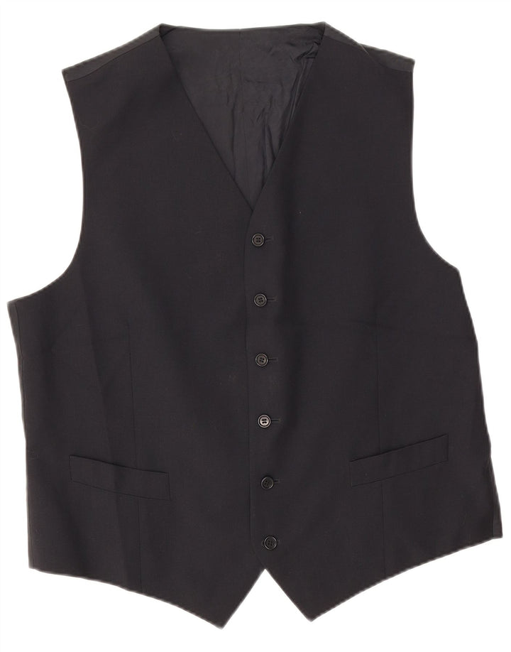 Angelico Herrevest IT 54 2XL Sort Virgin Wool