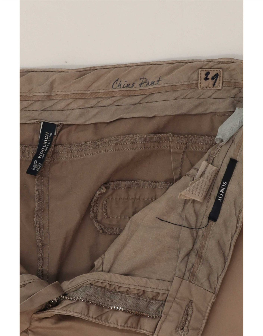 Woolrich Slim Fit Chinobukser til kvinder W29 L26 Beige