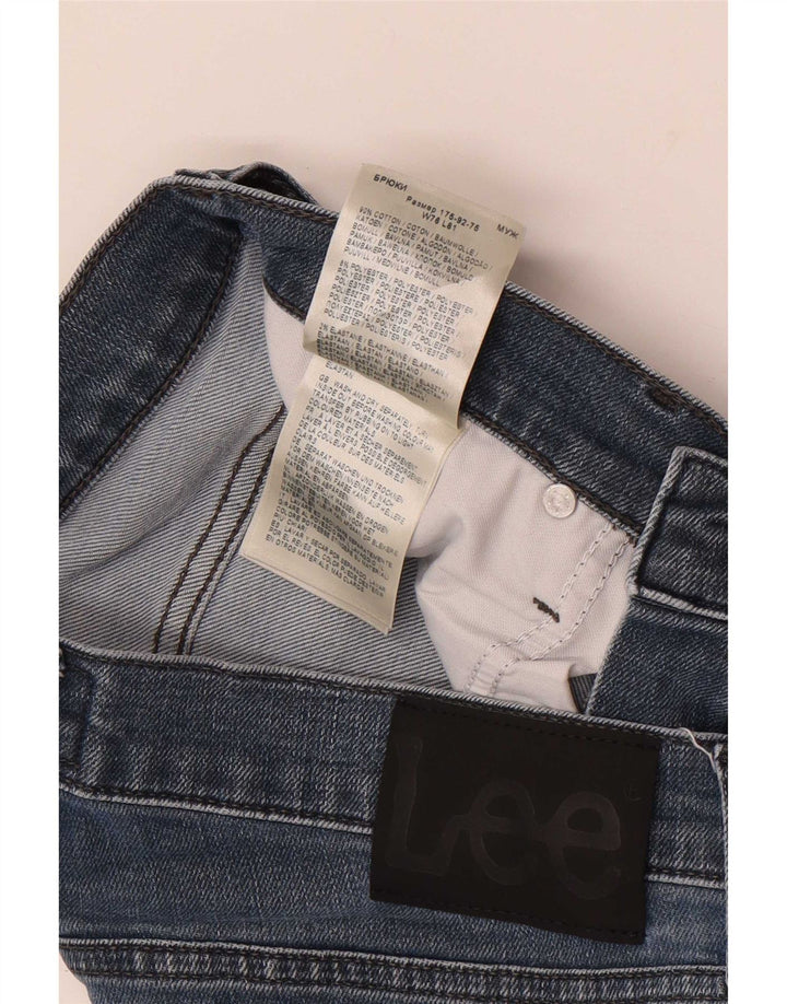Lee Herre Luke Slim Jeans W30 L32 Blå Bomuld