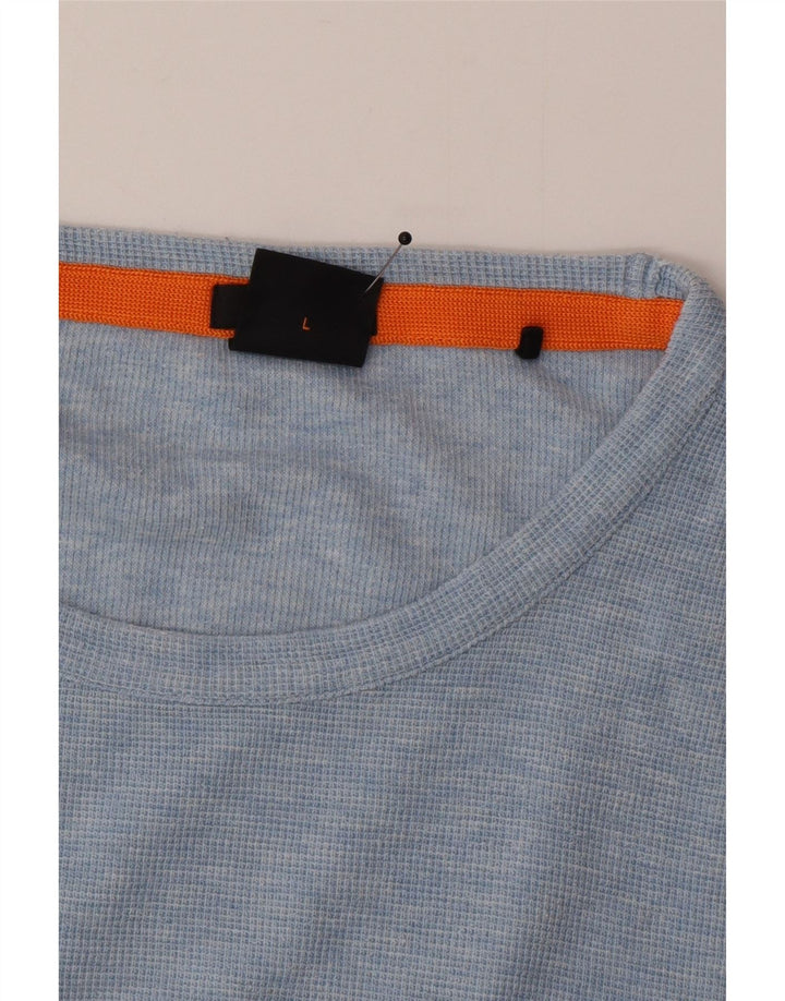 Hugo Boss Herre Slim Fit Top Langærmet Stor Blå