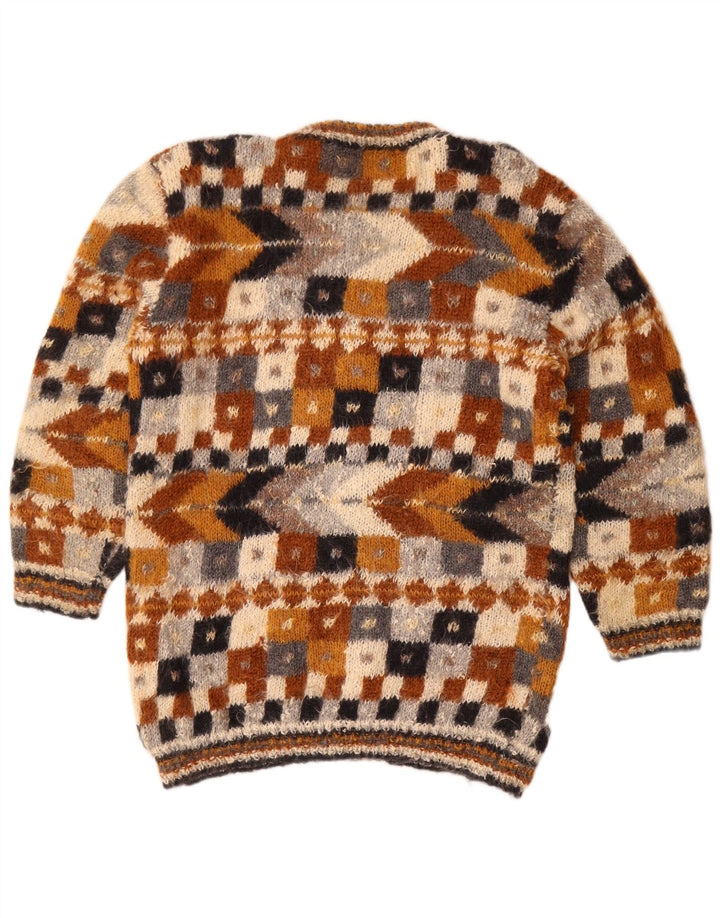 Jan Paul Barnard Dame Cardigan Sweater UK 14 Stor Flerfarvet