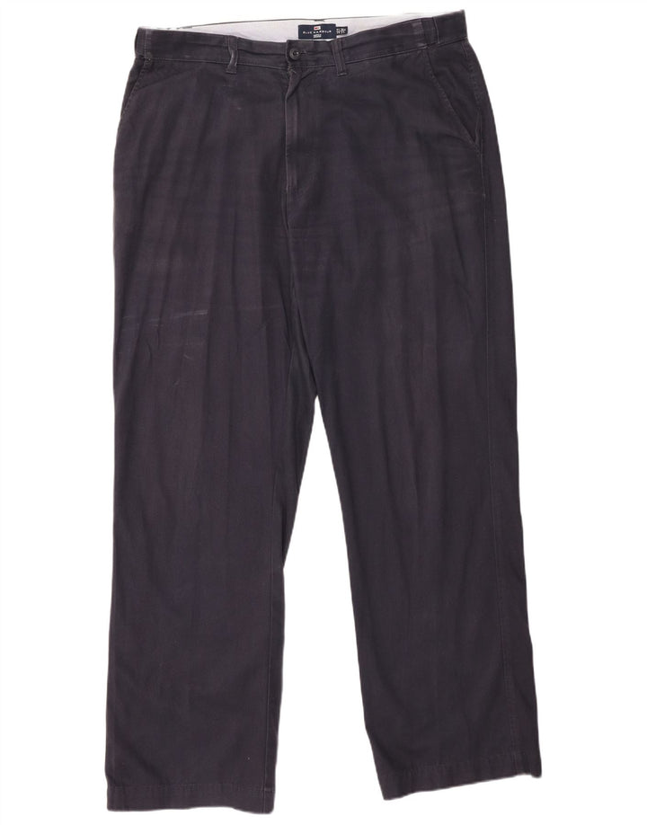 Marks & Spencer Herre Blue Harbor Lige Chinobukser W36 L31 Navy