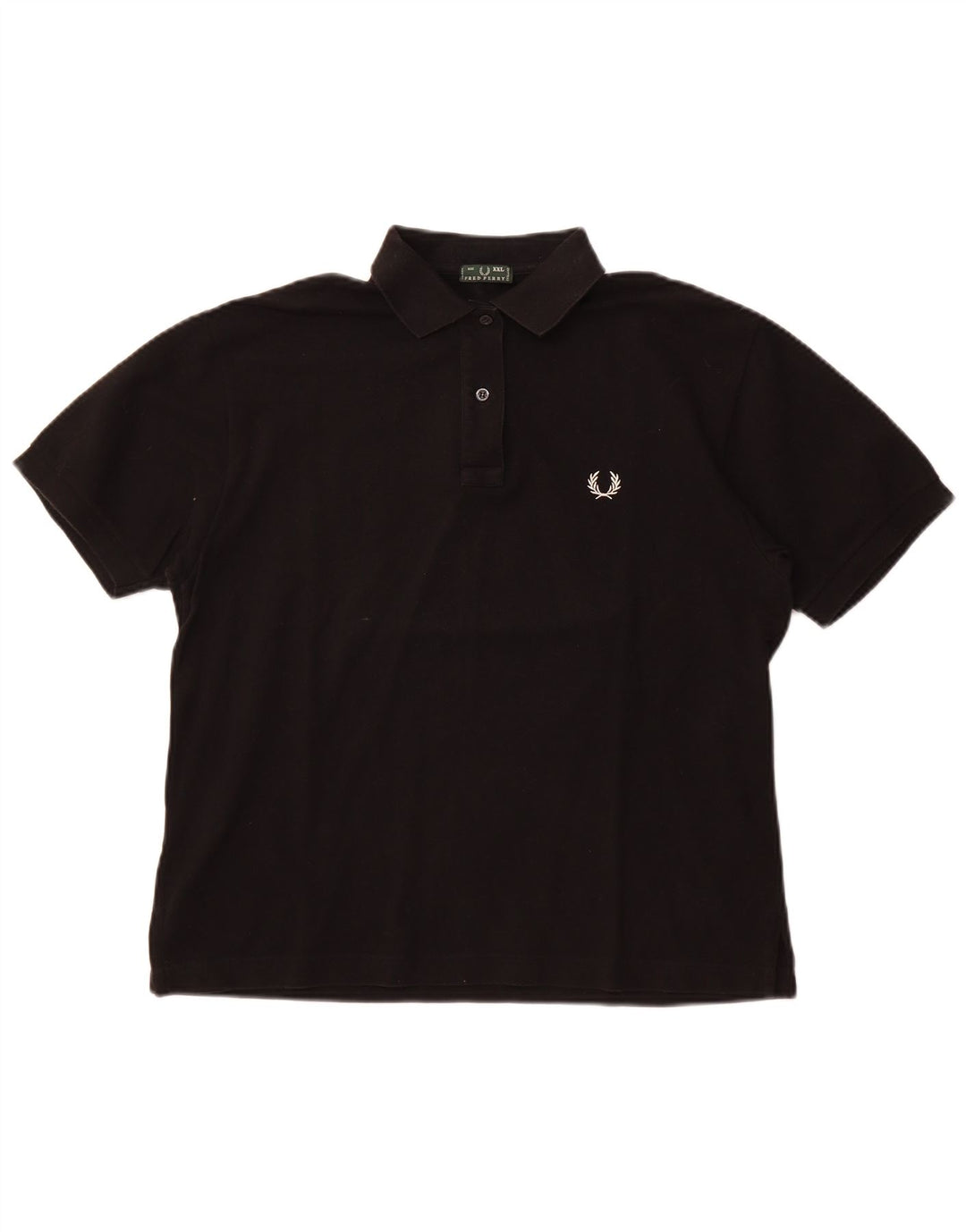 Fred Perry Dame Polo Shirt UK 20 2XL Sort Bomuld