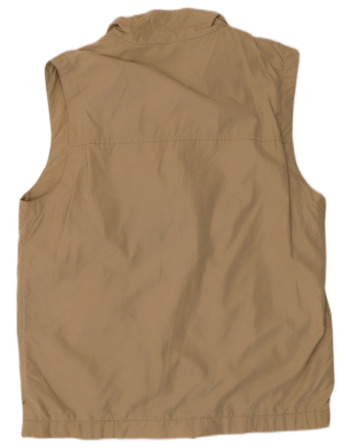 WAMPUM Herre Utility Gilet UK 38 Medium Beige Polyester