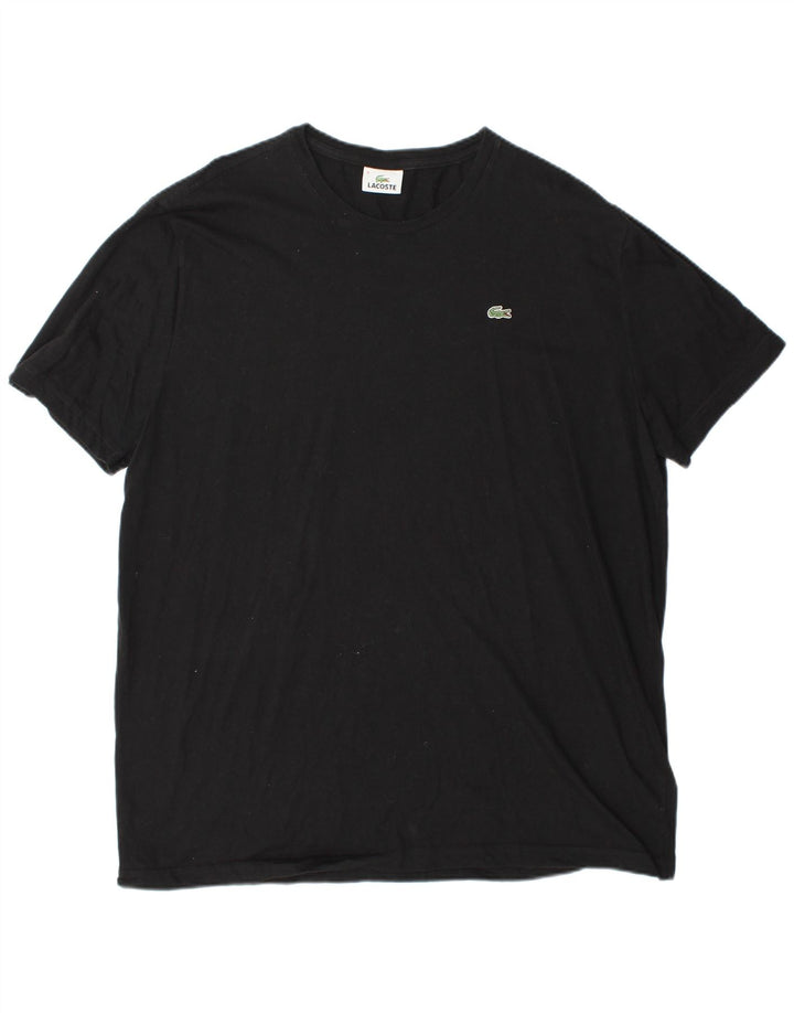Lacoste Herre T-Shirt Top Størrelse 8 3XL Sort