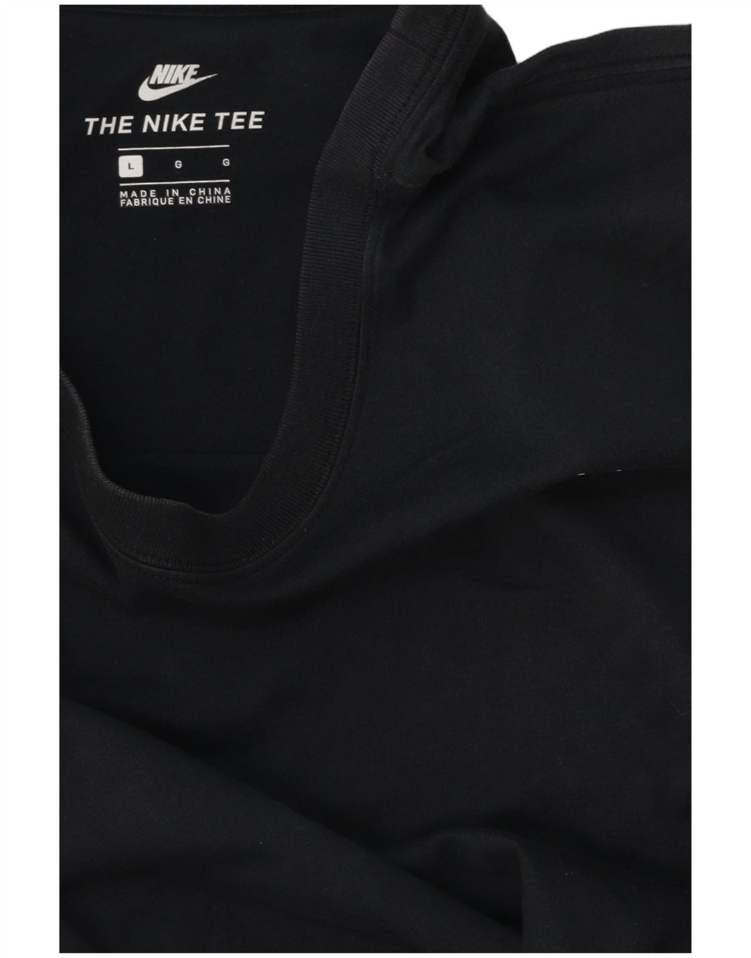 NIKE Grafisk T-shirt top til mænd Stor sort farveblok