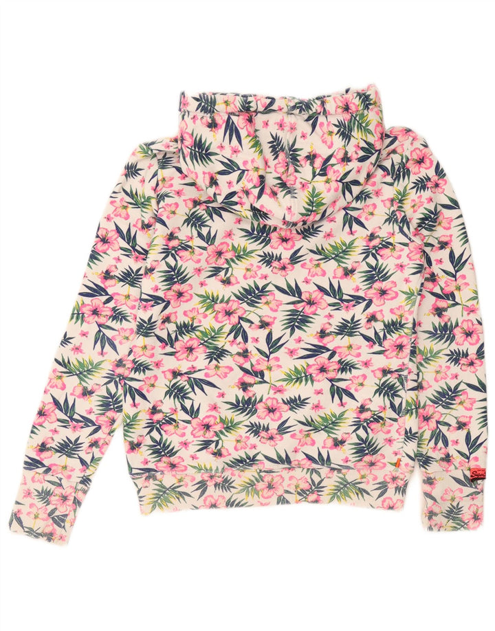 Superdry Grafisk hættetrøje til kvinder UK 10 Small Multicolored Floral