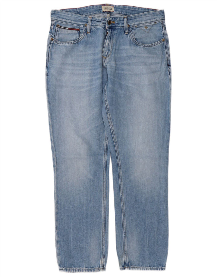 Tommy Hilfiger Straight Jeans til mænd W34 L30 Blå