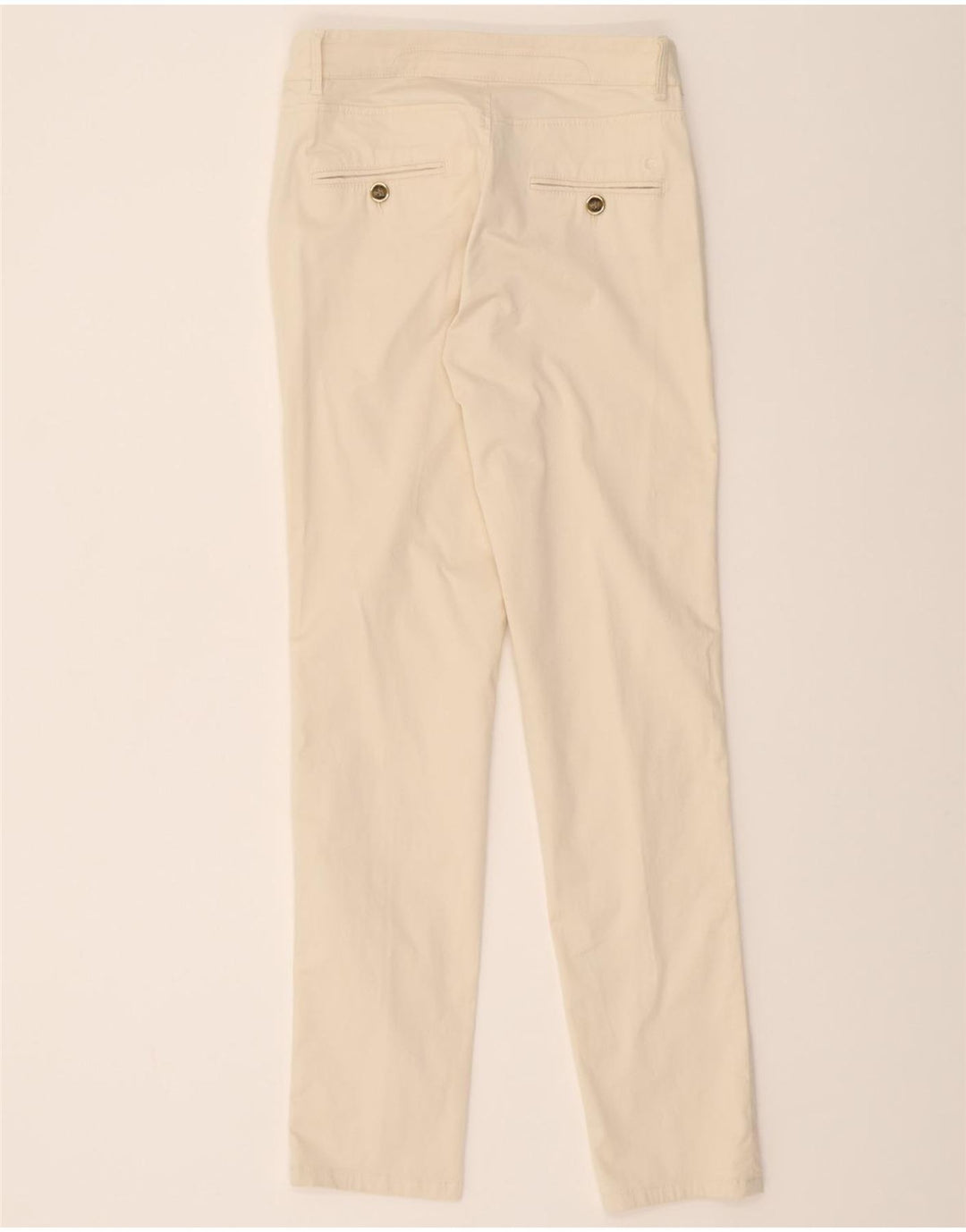 MASSIMO DUTTI Womens Chino Trousers EU 38 Medium W28 L31 Off White Vintage Massimo Dutti and Second-Hand Massimo Dutti from Messina Hembry 