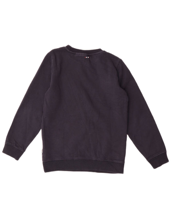 Napapijri Boys Geographic Graphic Sweatshirt Jumper 9-10 år Marineblå