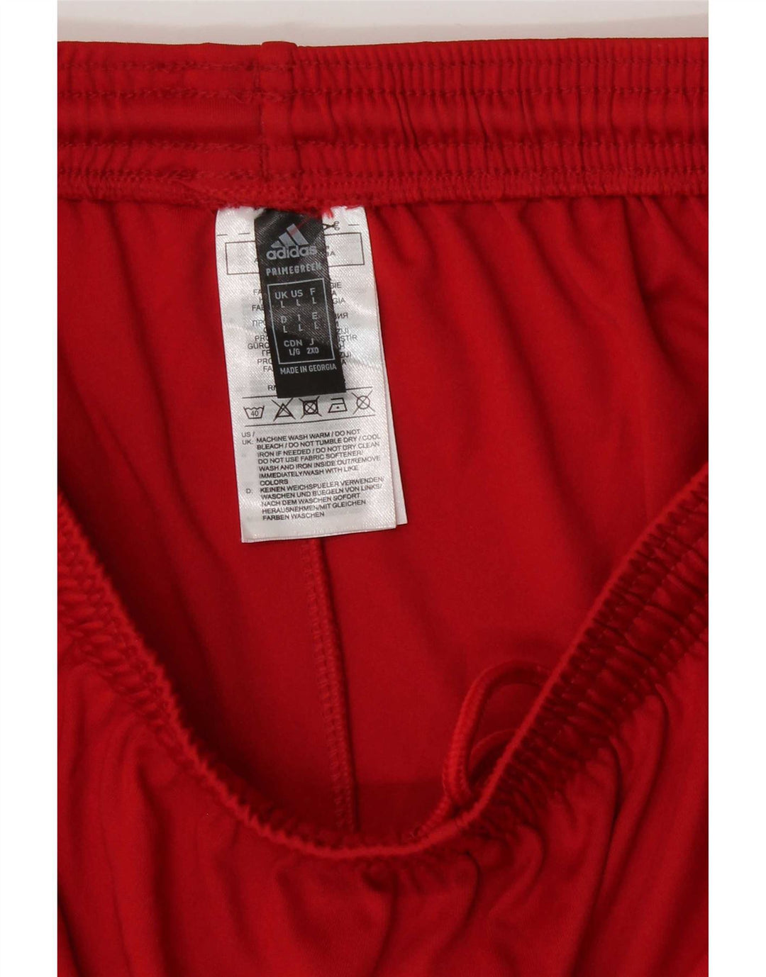 Adidas Aeroready Sportsshorts til mænd store røde polyester