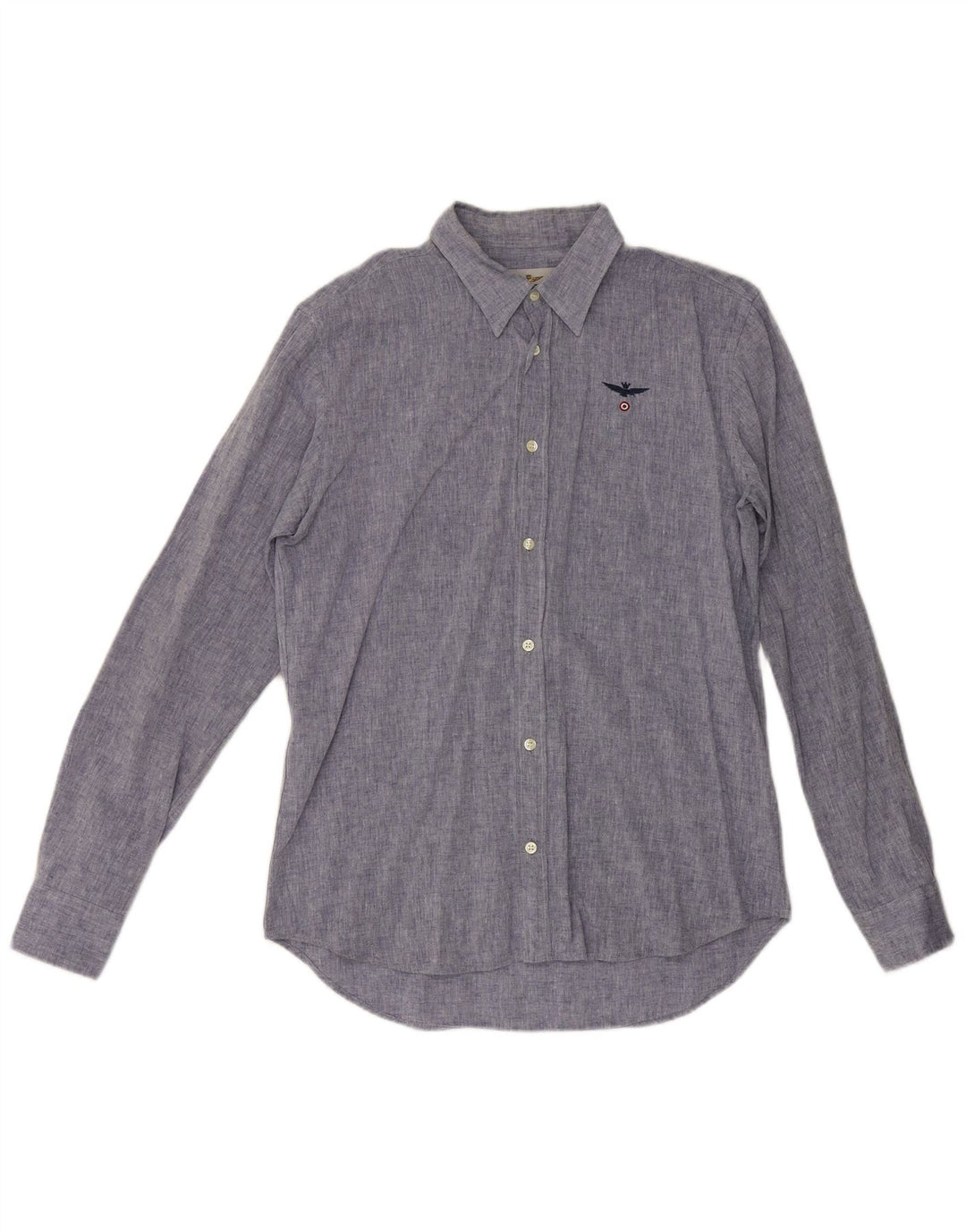 Aeronautica Militare Herreskjorte Medium Blue