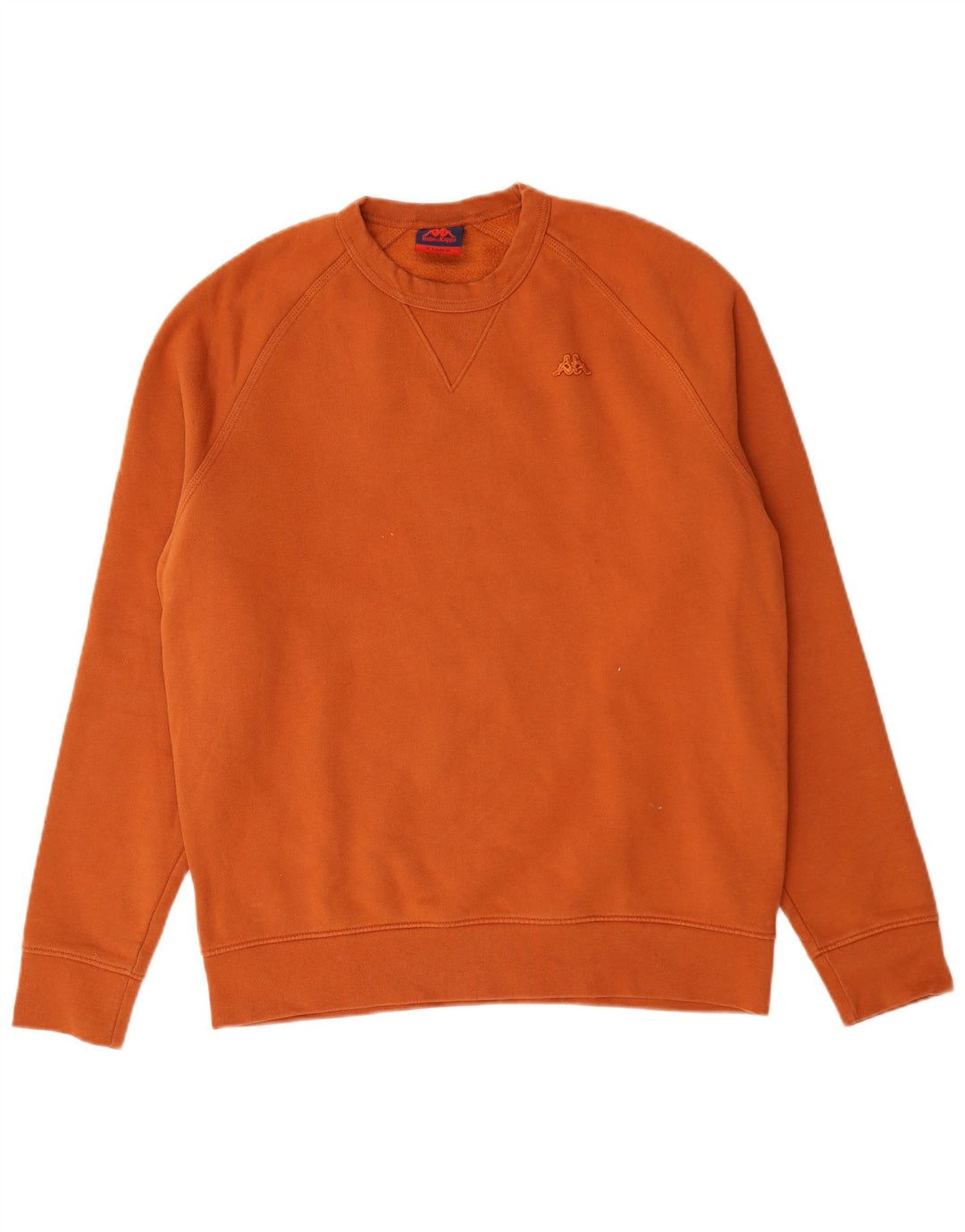 Kappa Herre Sweatshirt Jumper XL Orange Bomuld