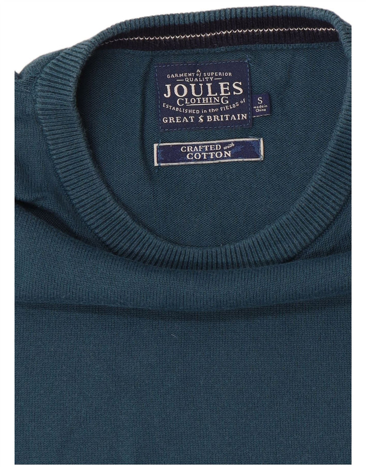 Joules Herre Boat Neck Jumper Sweater Lille Blå Bomuld