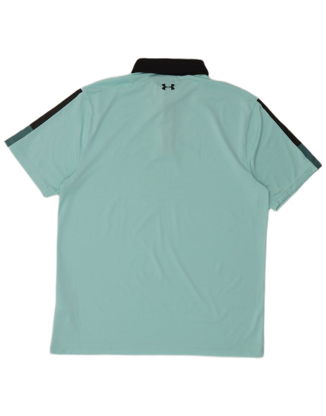 Under Armour Herre Rugby Polo Shirt Stor Blå Colourblock Polyester
