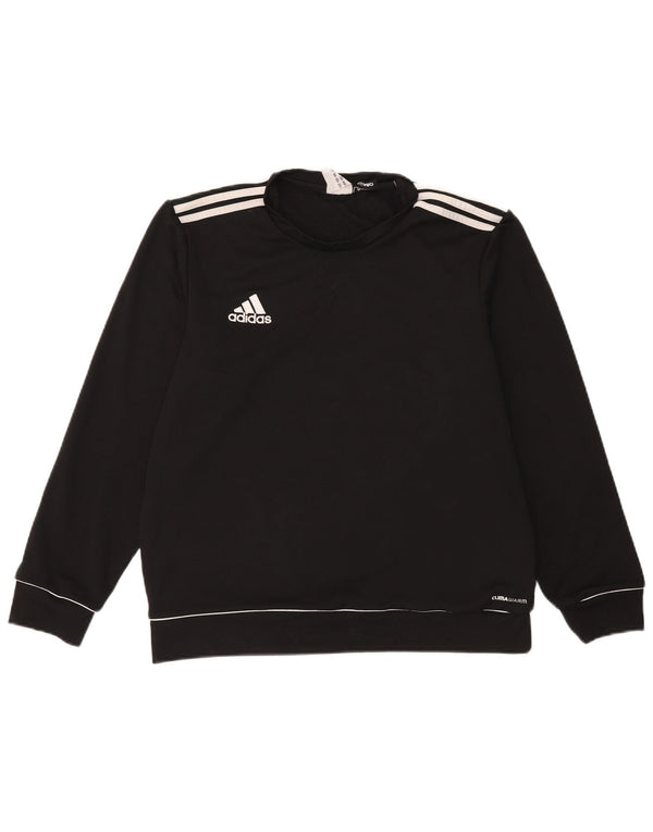 Adidas Herre Climawarm Sweatshirt Jumper UK 42/44 Stor Sort Polyester