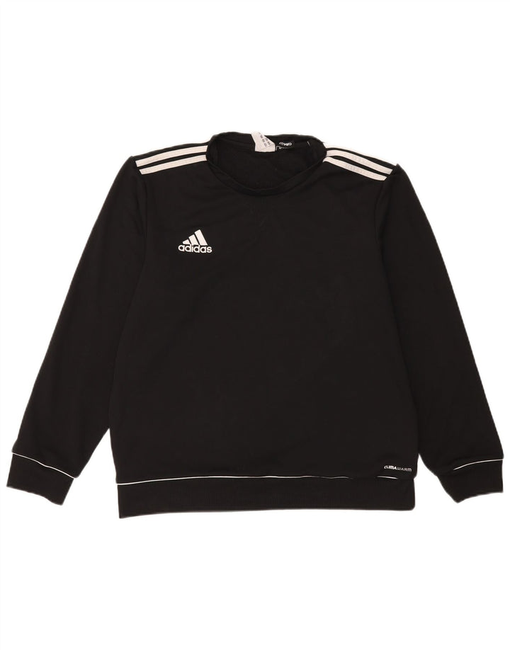 Adidas Herre Climawarm Sweatshirt Jumper UK 42/44 Stor Sort Polyester
