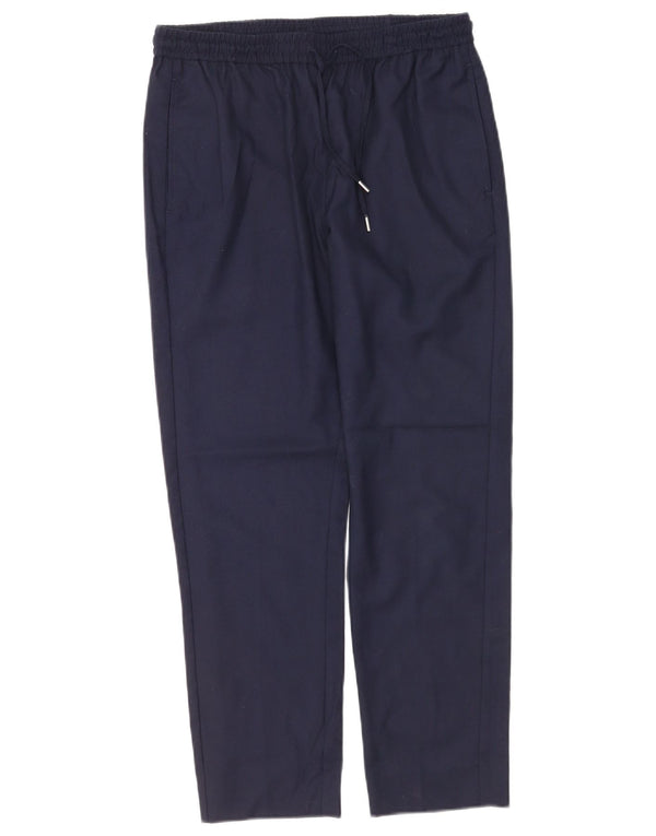 Gant Lige Chinobukser til kvinder UK 8 Small W30 L27 Marineblå Uld