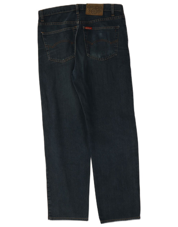 Vintage Herre løse jeans IT 48 Medium W32 L30 Marineblå Bomuld