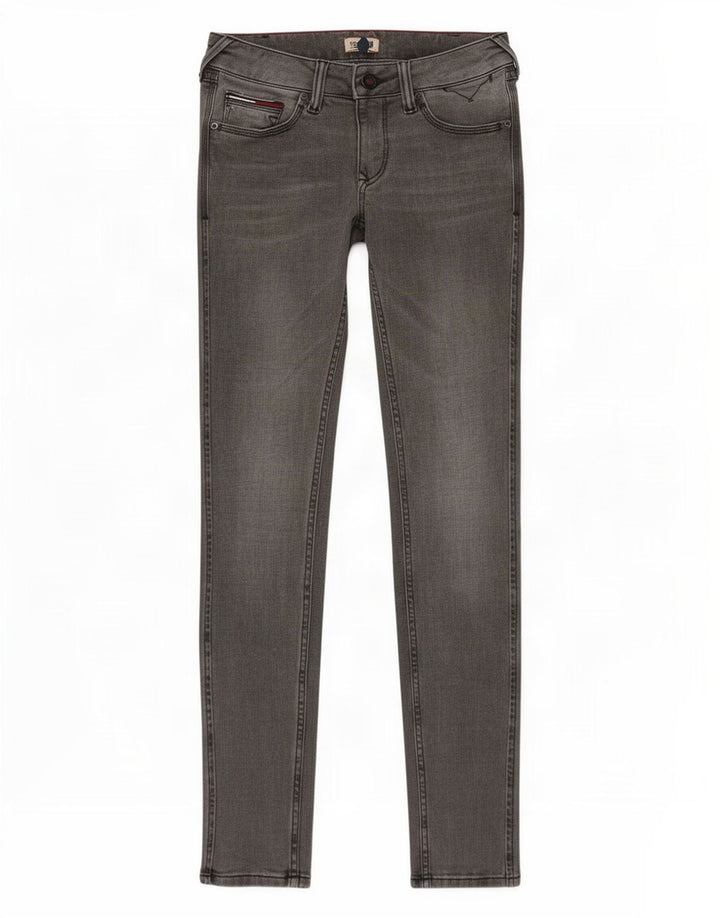 Tommy Hilfiger Dame Slim Jeans W27 L32 Grå