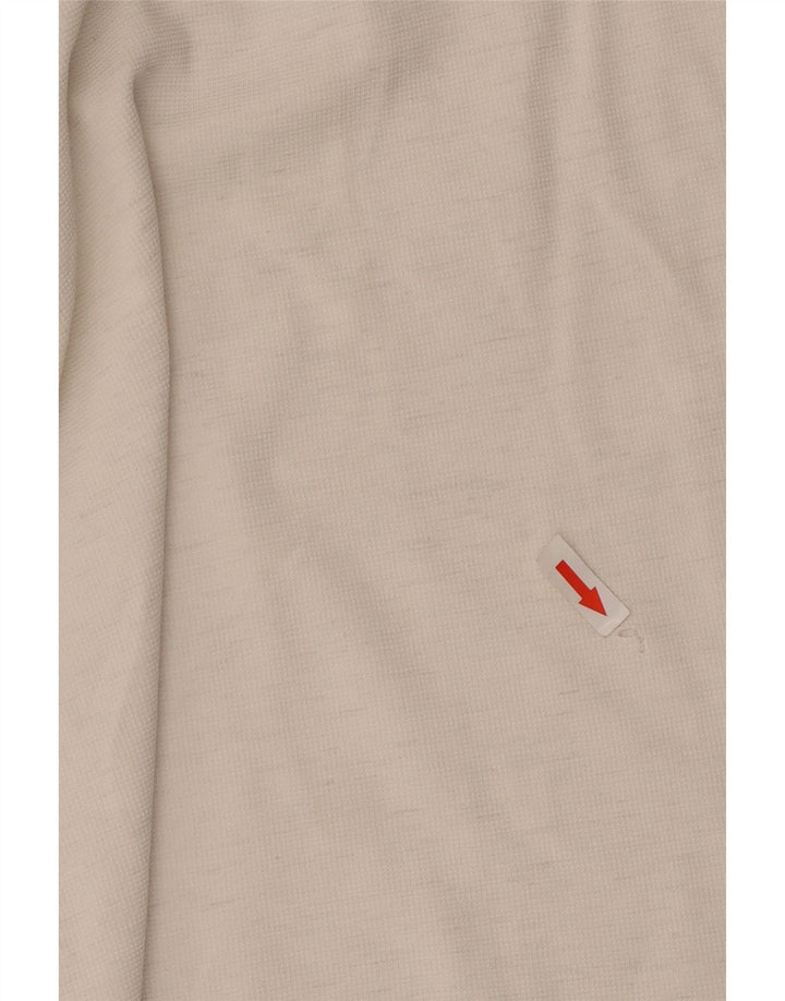 Lacoste Herre T-Shirt Top Størrelse 4 Medium Hvid Bomuld