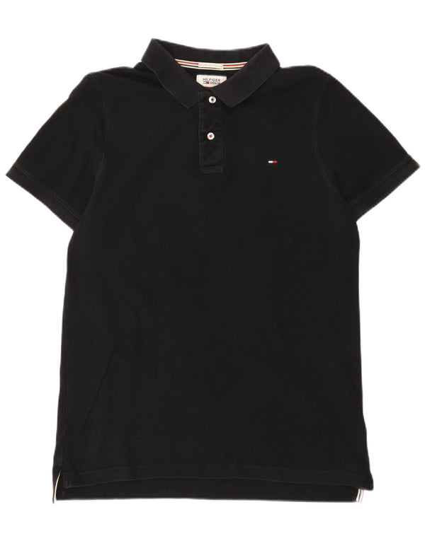 Tommy Hilfiger Herre Polo Shirt XL Sort Bomuld