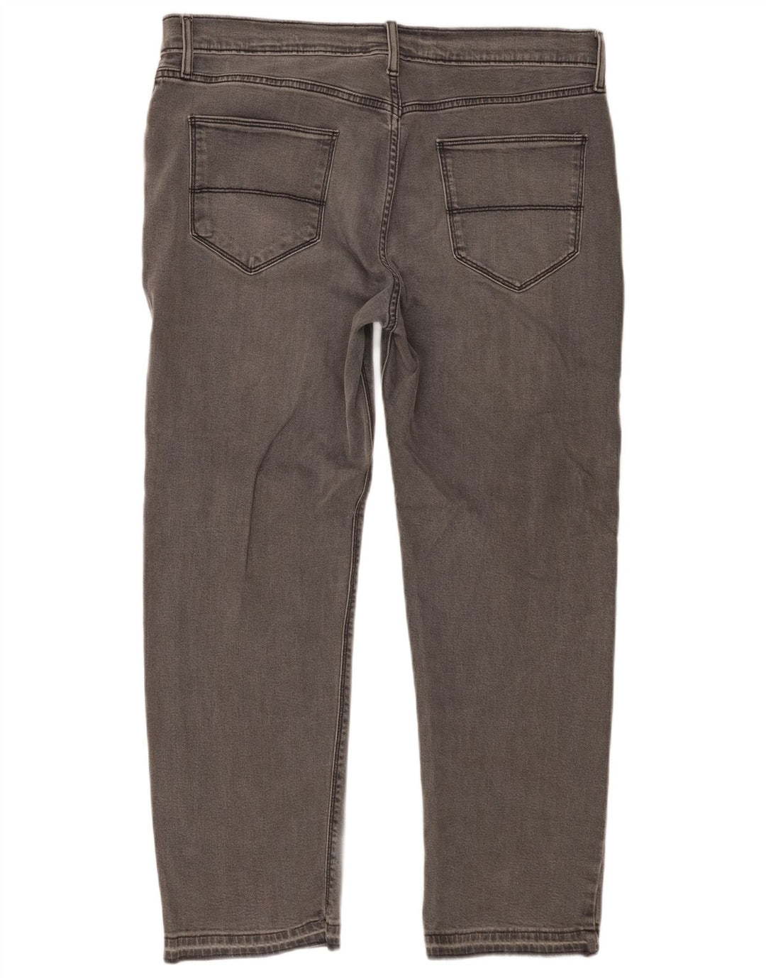Marks & Spencer Straight Jeans til mænd W36 L29 Grå bomuld