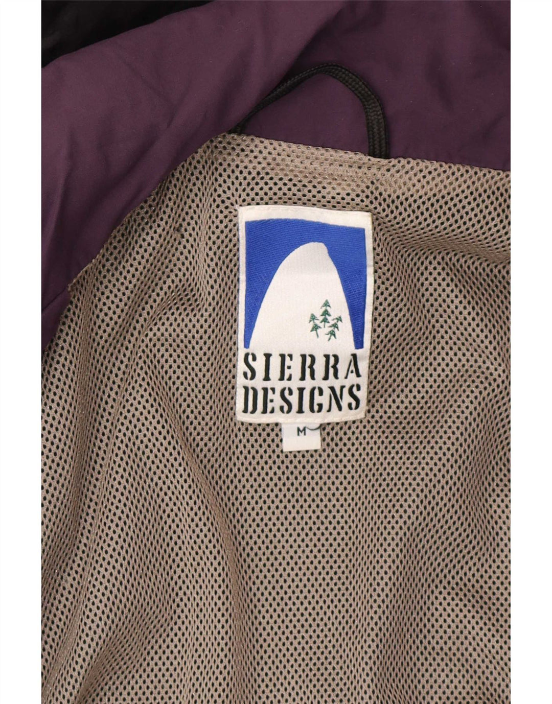 Sierra Designs Herre Windbreaker Jacket UK 38 Medium Black Colourblock