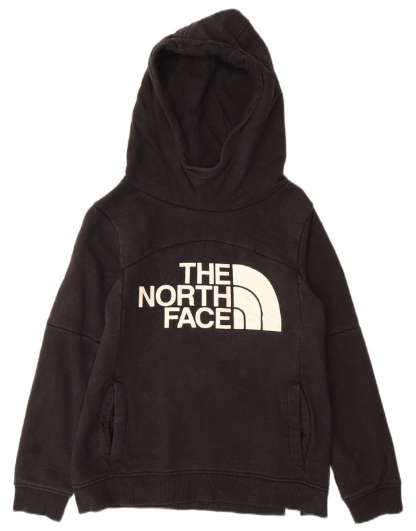 The North Face piger grafisk hættetrøje 9-10 år medium sort bomuld