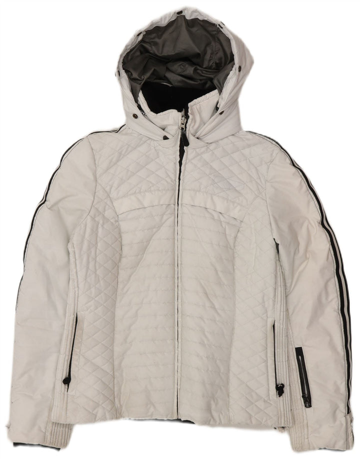 Colmar Dame Hætte Vindjakke IT 44 Medium White Sports