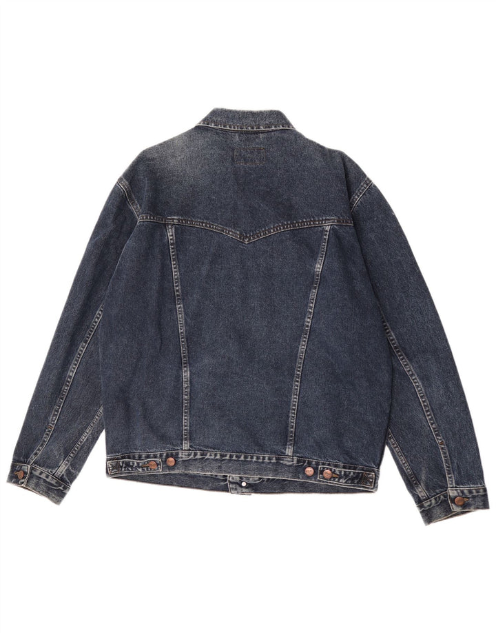 Wrangler Herre denimjakke UK 42 XL Blå Bomuld