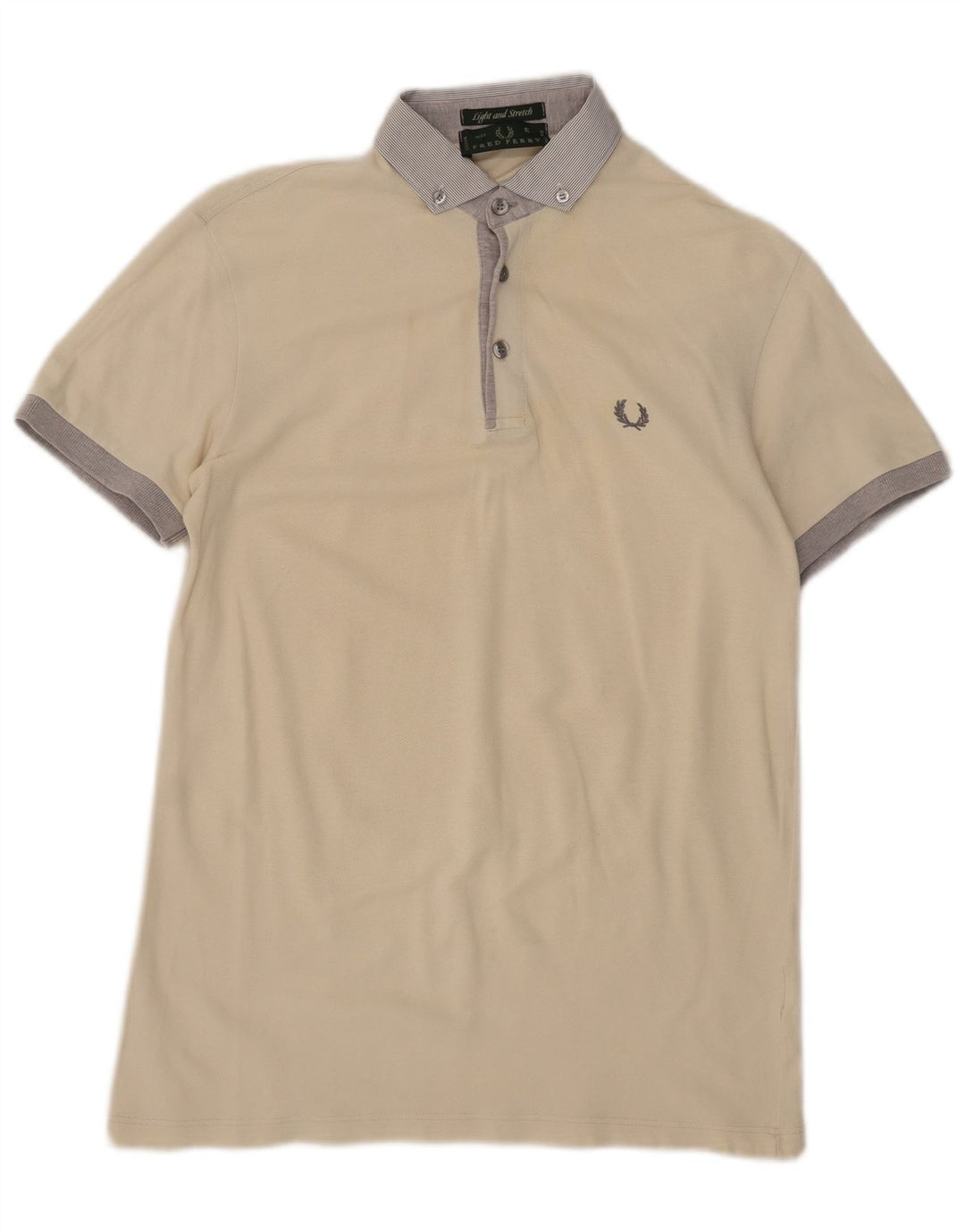 Fred Perry Herre poloshirt Lille Beige Colourblock