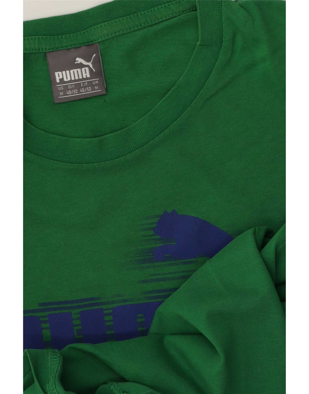 Puma Herre Grafisk T-Shirt Top Medium Grøn