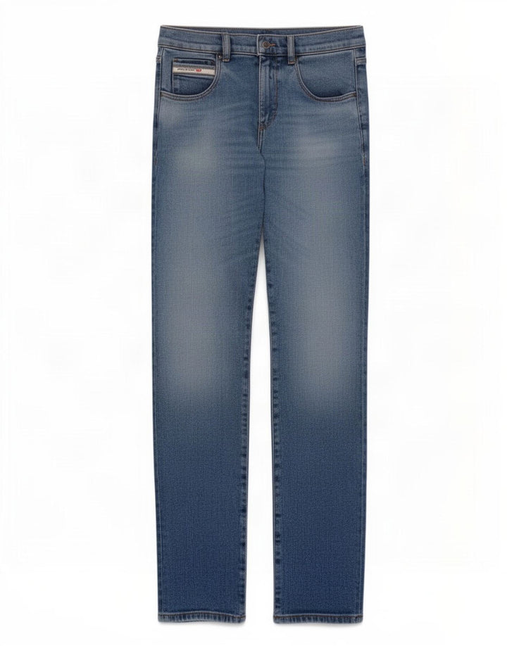 Diesel Dame Slim Jeans W33 L31 Blå Bomuld