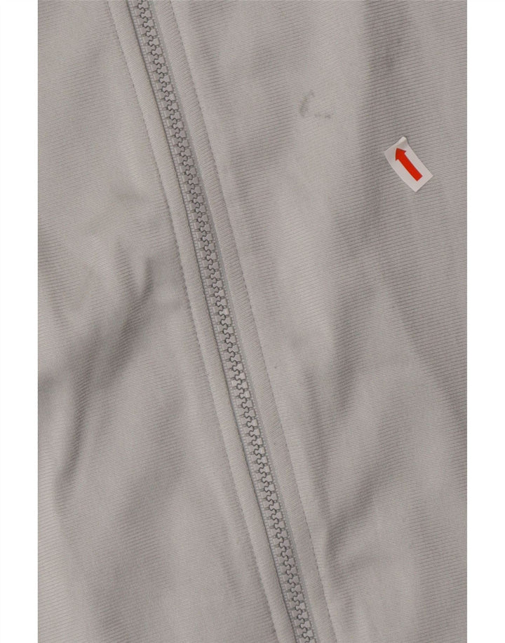 ADIDAS Mens Tracksuit Top Jacket UK 44/46 Large Grey Polyester Vintage Adidas and Second-Hand Adidas from Messina Hembry 