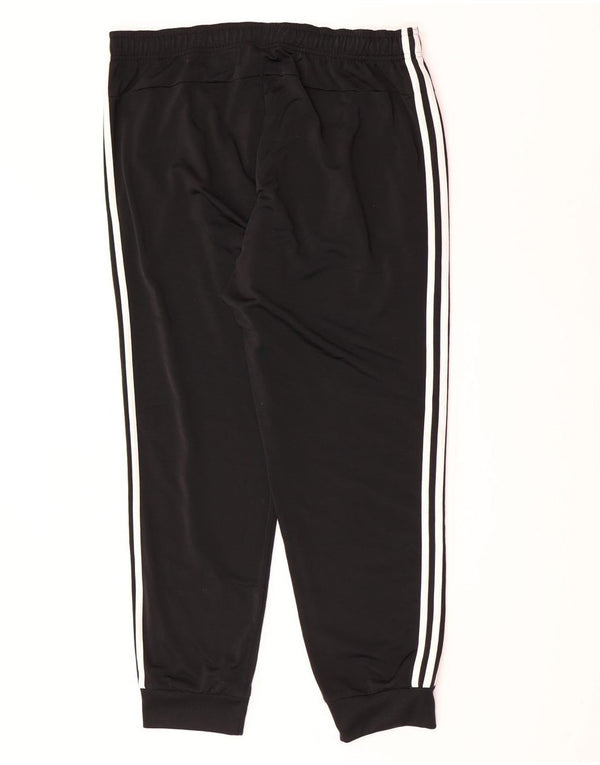 Adidas Mens Tracksuit Trousers Joggers XL Black Polyester
